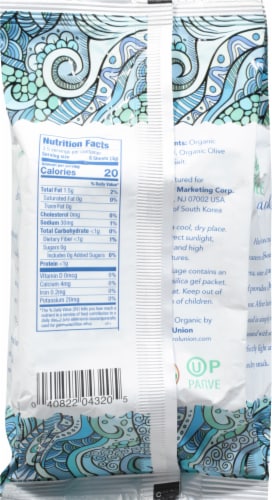 Sea Castle Sea Salt Organic Roasted Seaweed Snacks Perspective: back