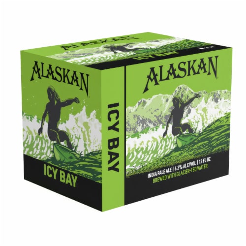 Alaskan Brewing Co. Icy Bay IPA Craft Beer Perspective: back