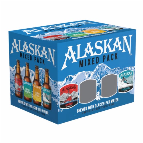 Alaskan Brewing Co. A Taste of Alaska Beer Sampler Perspective: back