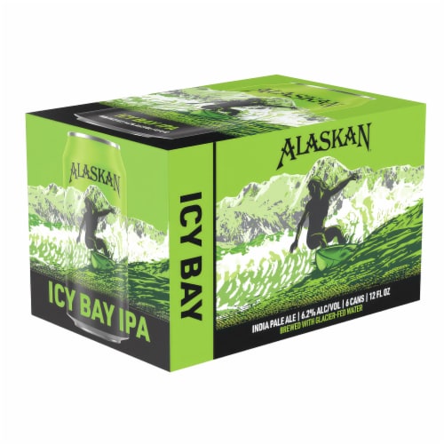 Alaskan Brewing Co. Icy Bay IPA Craft Beer Perspective: back