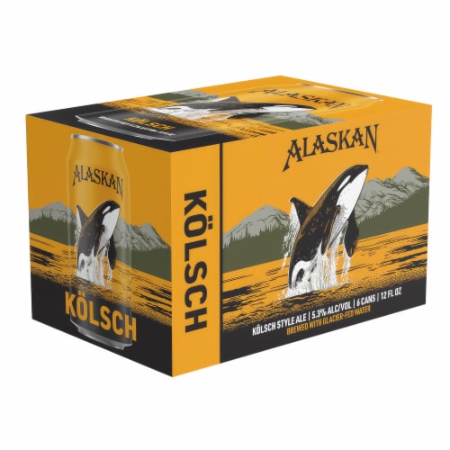 Alaskan Brewing Co. Kolsch Style Ale Craft Beer Perspective: back