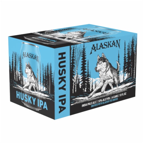 Alaskan Brewing Co. Husky IPA Craft Beer Perspective: back