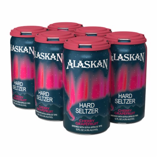 Alaskan Brewing Co. Cherry Grapefruit Hard Seltzer Single Can Perspective: back