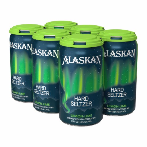 Alaskan Brewing Co. Lemon Lime Hard Seltzer Single Can Perspective: back