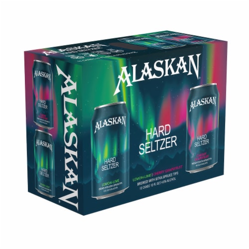 Alaskan Hard Seltzer Two Flavor Mixed Pack Perspective: back