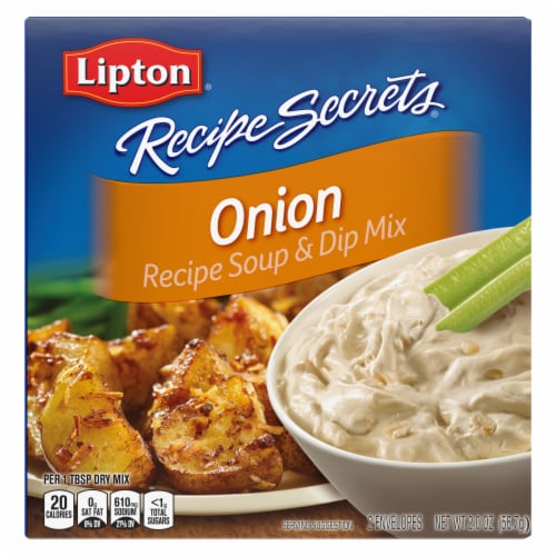 Lipton Recipe Secrets Onion Soup and Dip Mix Perspective: back