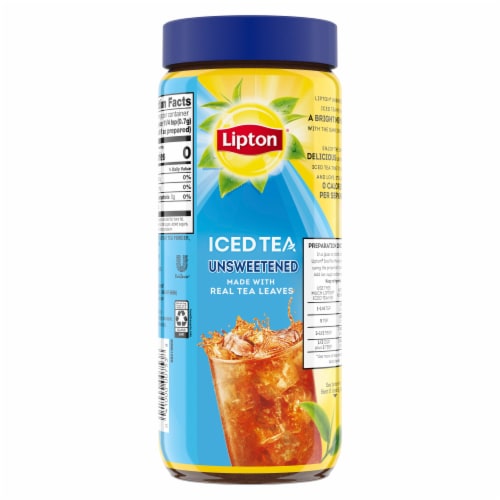 Lipton® Unsweetened Iced Tea Mix Perspective: back