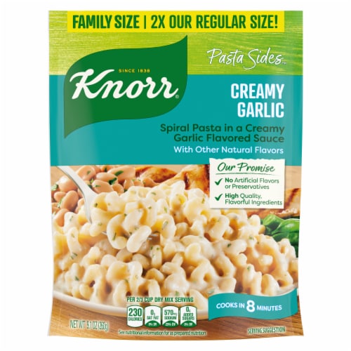 Knorr Creamy Garlic - Family Pack Pasta Side Dish Perspective: back