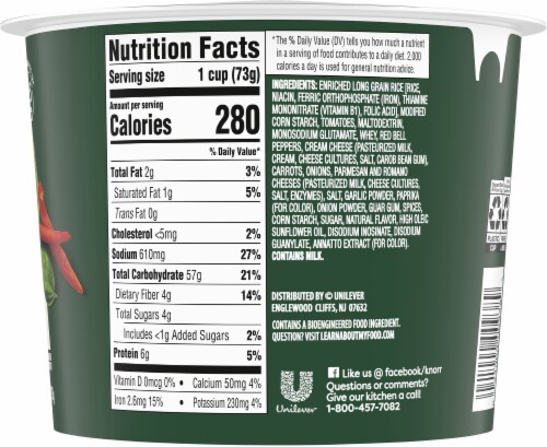 Knorr® Garden Tomato Risotto Perspective: back