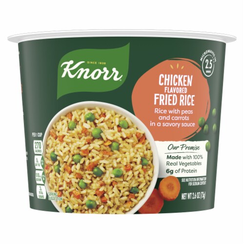 Knorr Chicken Flavored Fried Rice Cup Perspective: back
