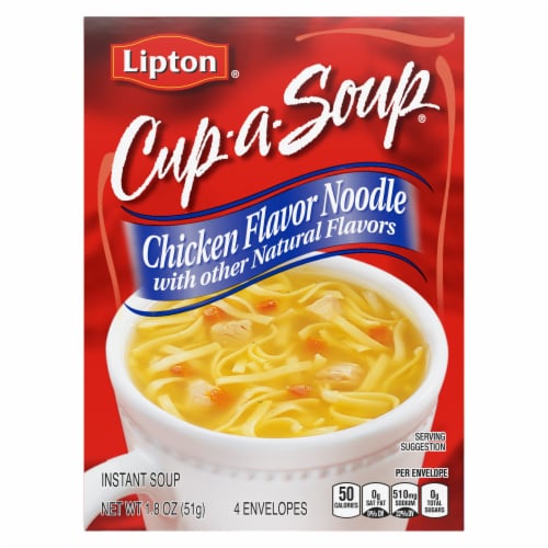 Lipton Cup a Soup Chicken Noodle Instant Soup 4 ct 1.8 oz Pay