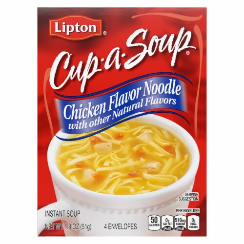 Lipton Cup-a-Soup Chicken Noodle Instant Soup Perspective: back
