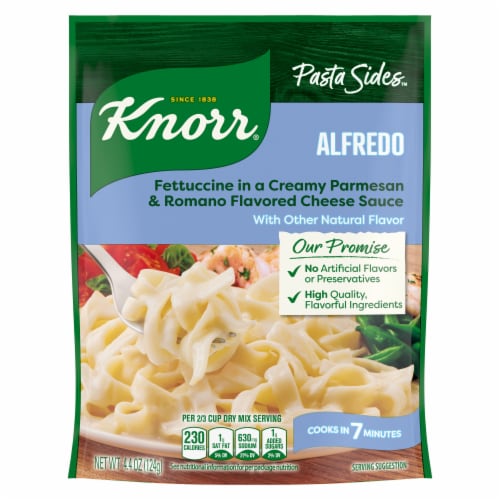 Knorr Fettuccine Alfredo Pasta Sides Perspective: back