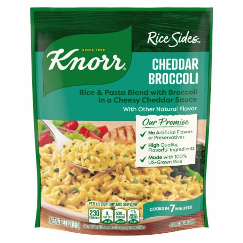 Knorr Cheddar Broccoli Rice Sides Perspective: back