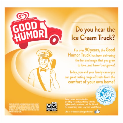 Good Humor™ Toasted Almond Frozen Dessert Bars Perspective: back