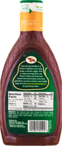 Western Original Sweet & Smooth French Dressing Perspective: back