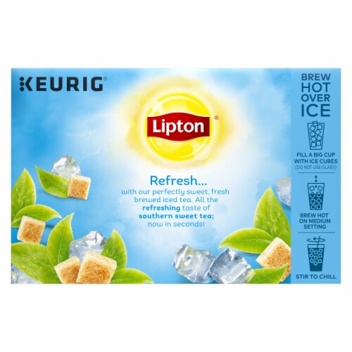 Lipton® Iced Sweet Tea K-Cup Pods Perspective: back