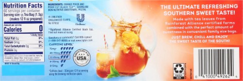 Lipton® Southern Sweet Family-Sized Iced Tea Bags Perspective: back