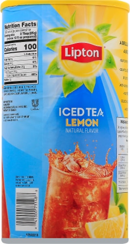Lipton Sweetened Iced Tea with Lemon Mix Perspective: back