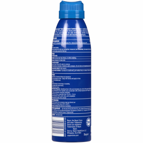 Coppertone Sport Broad Spectrum Sunscreen Spray SPF 70 Perspective: back