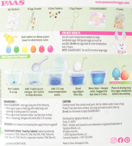 PAAS® Classic Egg Decorating Kit Perspective: back