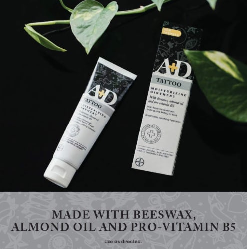 A&D Tattoo Moisturizing Ointment Perspective: back