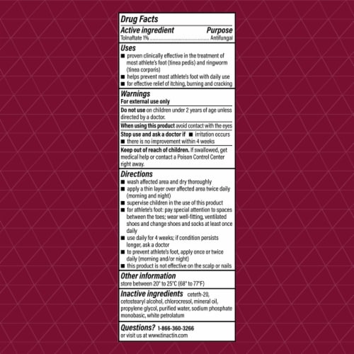 Tinactin® Tough Actin® Anti-Fungal Foot Cream Perspective: back