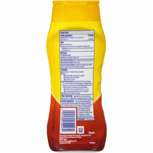 Coppertone® Tanning Sunscreen Lotion SPF 15 Perspective: back