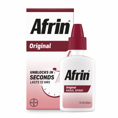 Afrin® Original Maximum Strength Congestion Relief Nasal Spray Perspective: back