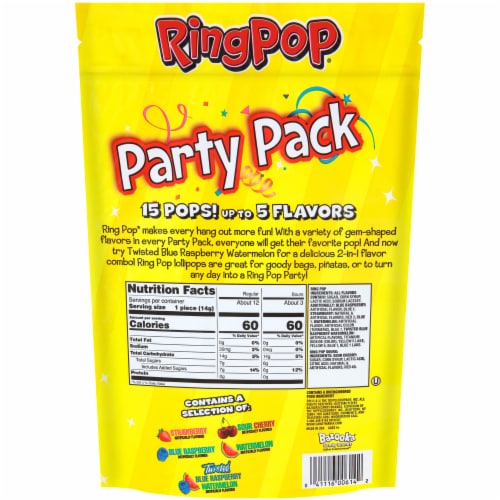 Ring Pop® Party Pack Pops Perspective: back