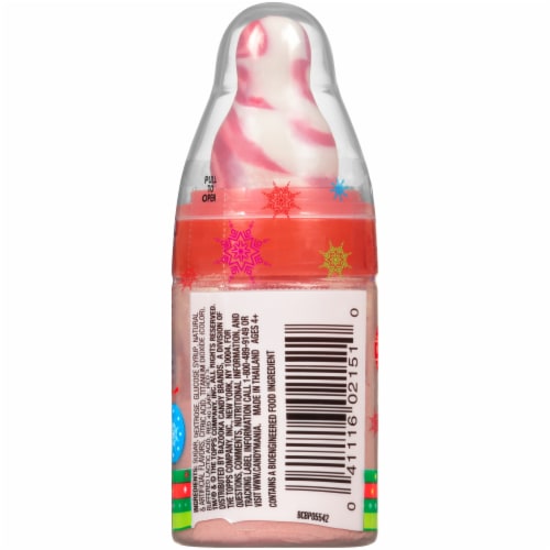 Baby Bottle Pop® Christmas Cherry Vanilla Candy Perspective: back