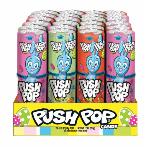 Topps Push Pop Easter Candy Perspective: back