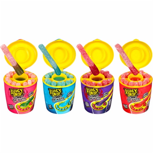 Juicy Drop® Gummy Dip ‘N Stix Cup Perspective: back