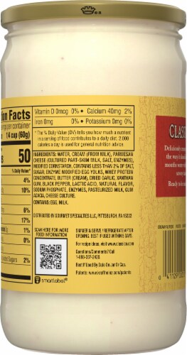 Classico® Creamy Alfredo Pasta Sauce Perspective: back