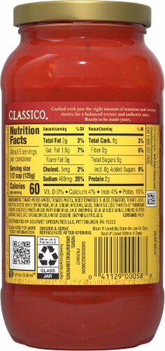 Classico® Creamy Ricotta Pasta Sauce Perspective: back
