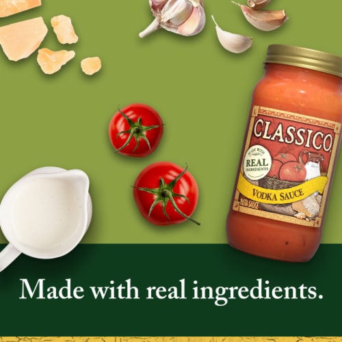 Classico Vodka Sauce Spaghetti Pasta Sauce Perspective: back