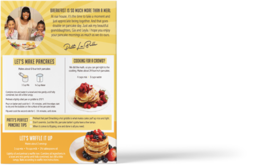 Patti's Good Life™ Complete Buttermilk Pancake and Waffle Mix Perspective: back