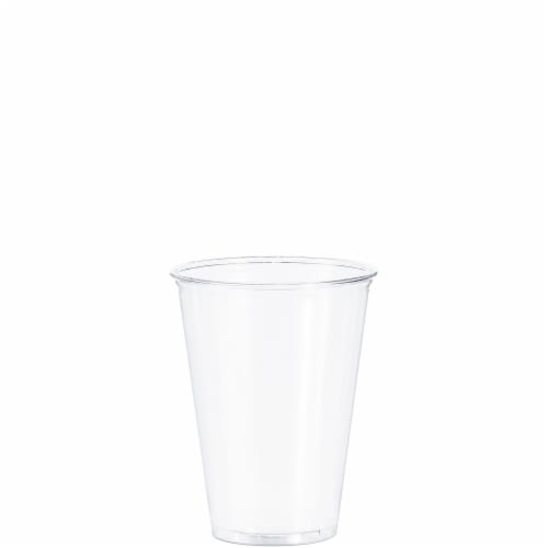 Solo® Clear Plastic Cups Perspective: back