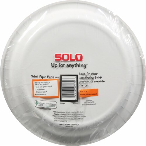 Solo® Any Day Paper Plates Perspective: back
