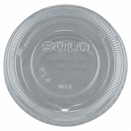 Solo® Dart Souffle Cup Lids Perspective: back