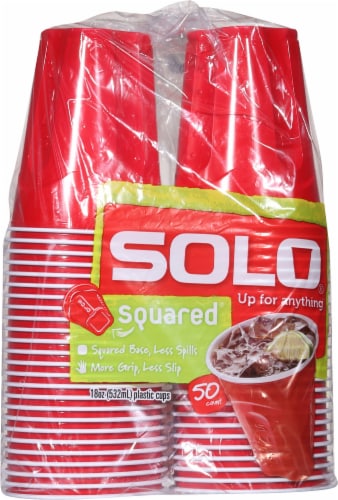 Solo® Squared® Cups - Red Perspective: back
