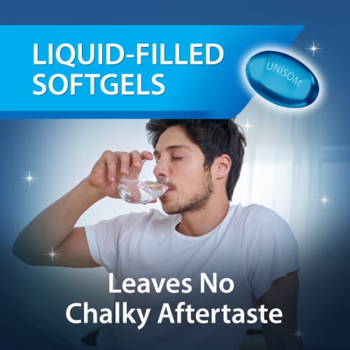 Unisom® SleepGels Nighttime Sleep-Aid Liquid Gels 50 mg Perspective: back