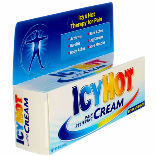 Icy Hot® Extra Strength Pain Relief Cream Perspective: back