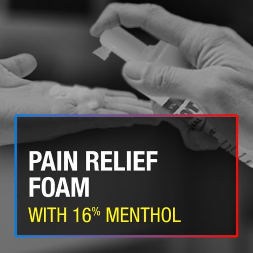 Icy Hot Original Pain Relief Foam Perspective: back