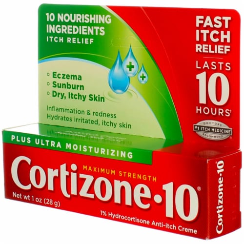 Cortizone 10 Plus Ultra Moisturizing Anti Itch Cream Perspective: back