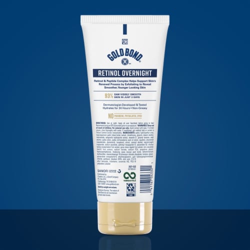 Gold Bond Age Renew Retinol Overnight Body & Face Lotion Perspective: back
