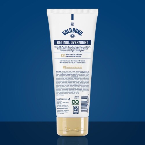 Gold Bond Age Renew Retinol Overnight Body & Face Lotion With Retinol & Peptide Complex Perspective: back
