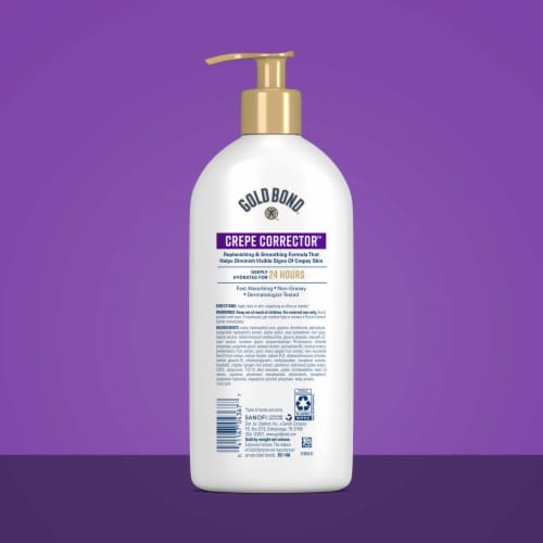 Gold Bond Age Renew Crepe Corrector Body Lotion Perspective: back