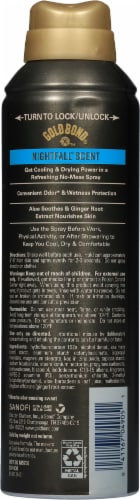Gold Bond Ultimate Men's Essentials Nightfall Body Powder Spray Perspective: back