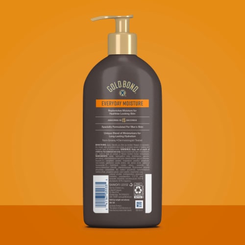 Gold Bond® Men's Essentials® Everyday Moisture Daily Body & Hand Lotion Perspective: back